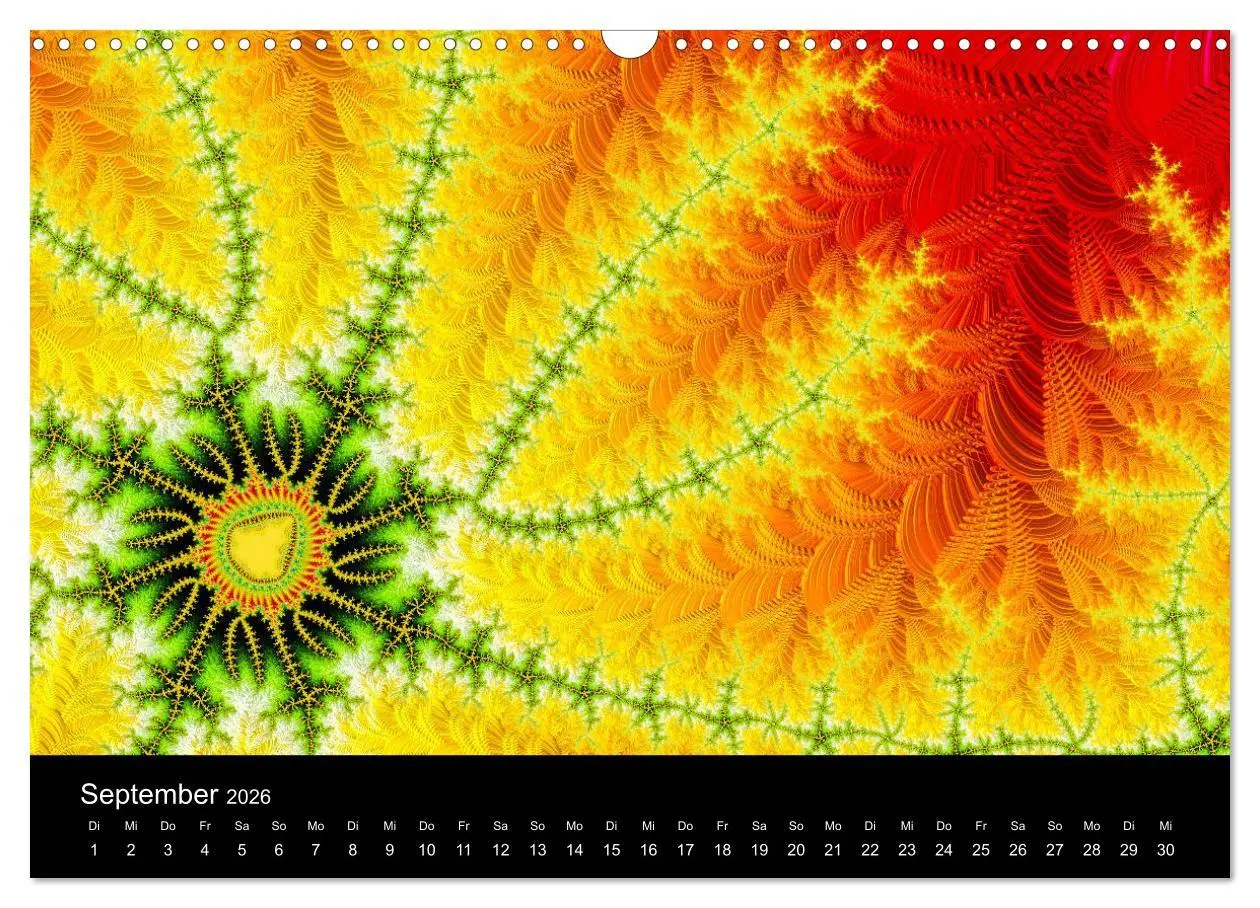 Bild: 9783457876220 | Fraktale - Farben - Formen 2026 (Wandkalender 2026 DIN A3 quer),...