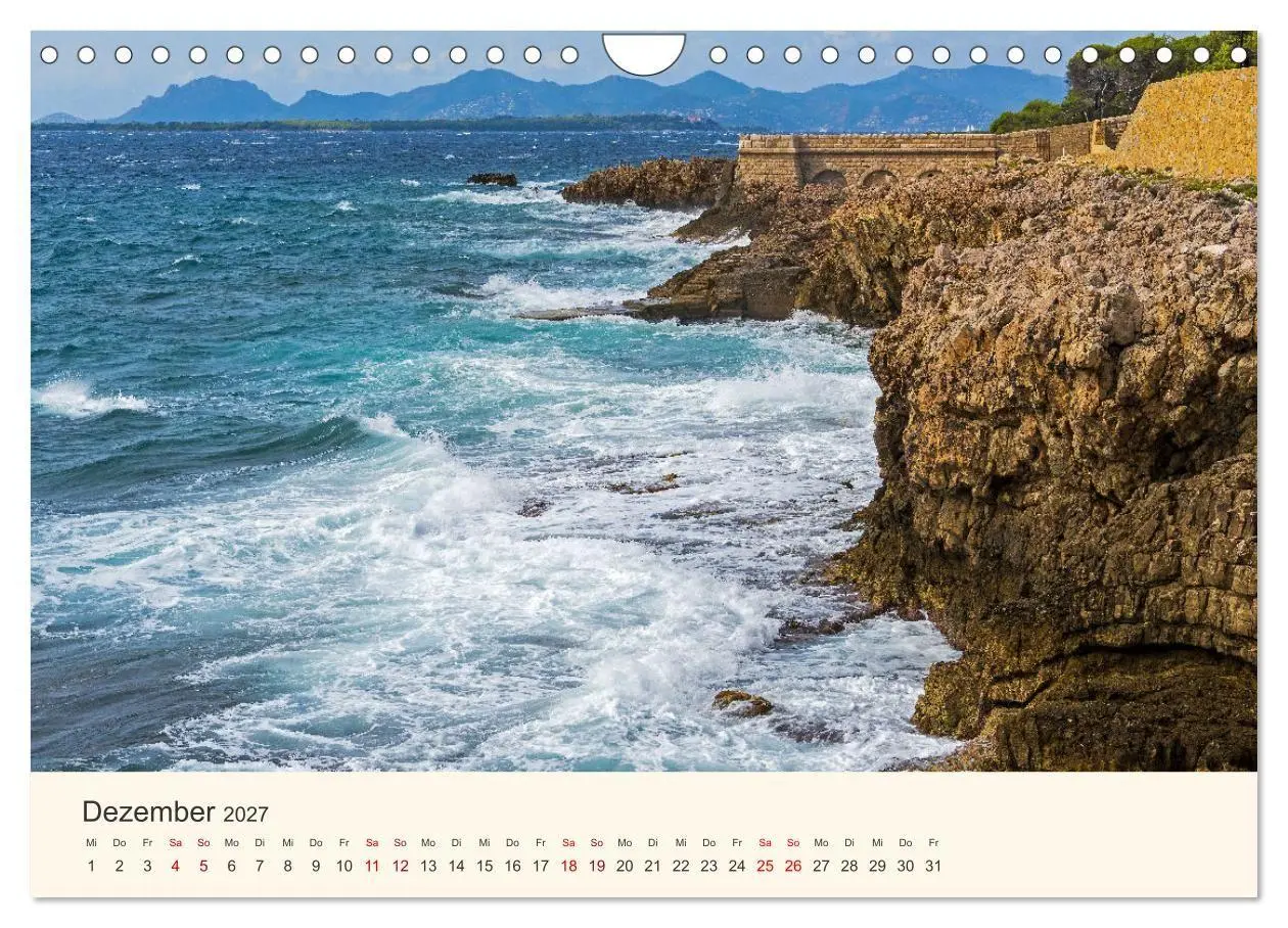 Bild: 9783569506220 | Wunderschöne Côte d'Azur (Wandkalender 2027 DIN A4 quer), CALVENDO...