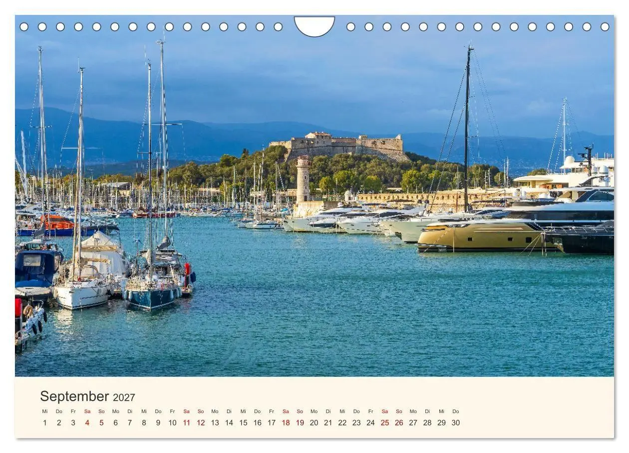 Bild: 9783569506220 | Wunderschöne Côte d'Azur (Wandkalender 2027 DIN A4 quer), CALVENDO...
