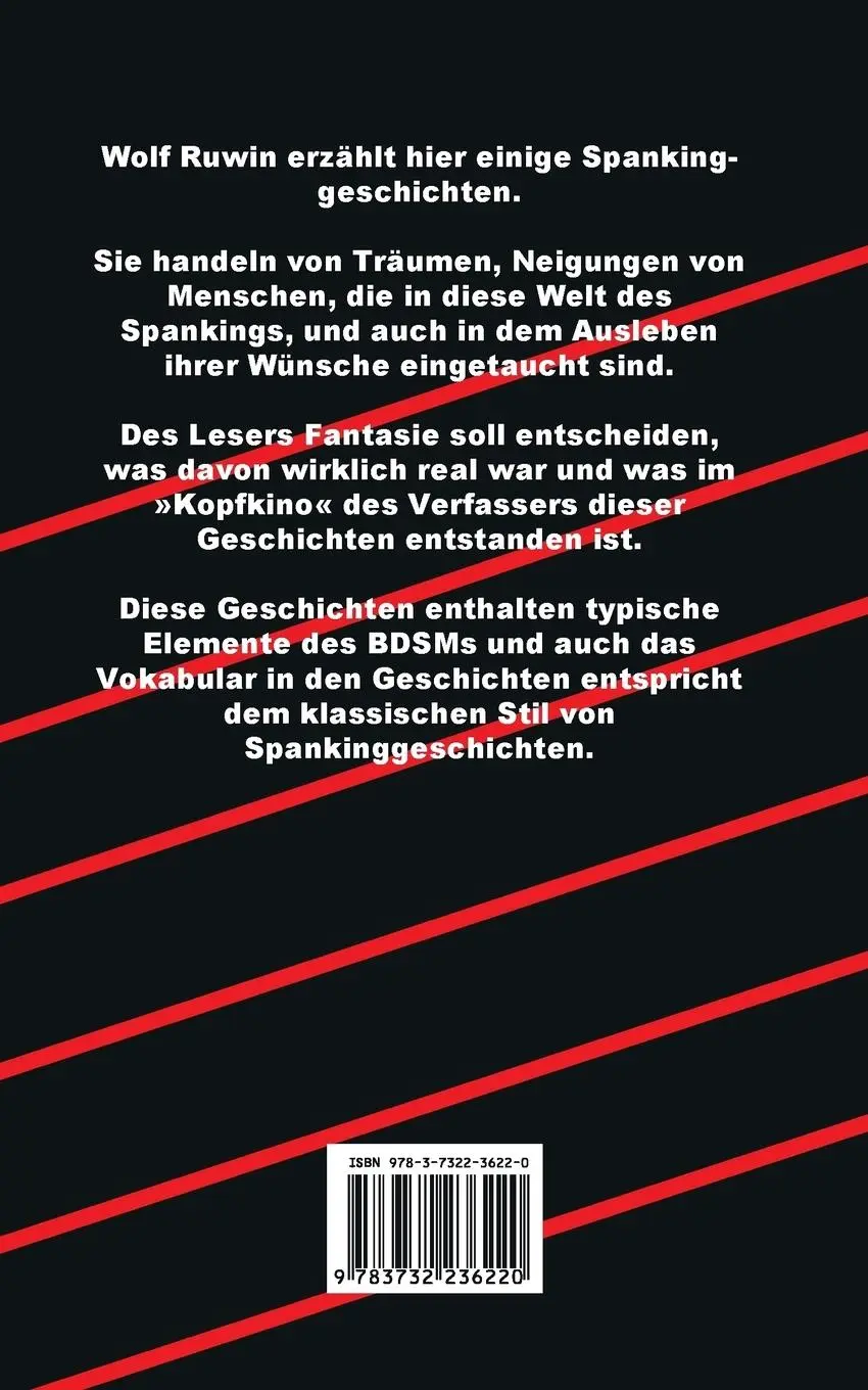 Rückseite: 9783732236220 | Spanking-Geschichten | Wolf Ruwin | Taschenbuch | 68 S. | Deutsch