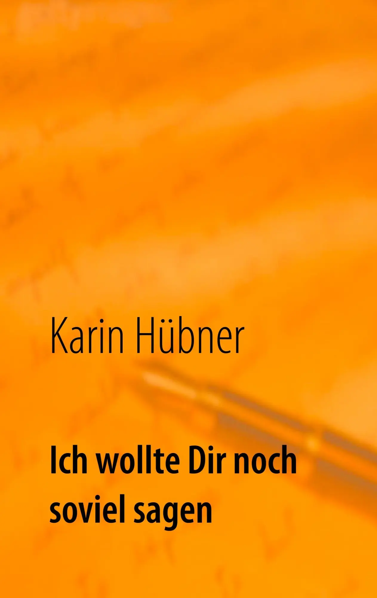 Cover: 9783746026220 | Ich wollte Dir noch soviel sagen | Der Brief | Karin Hübner | Buch