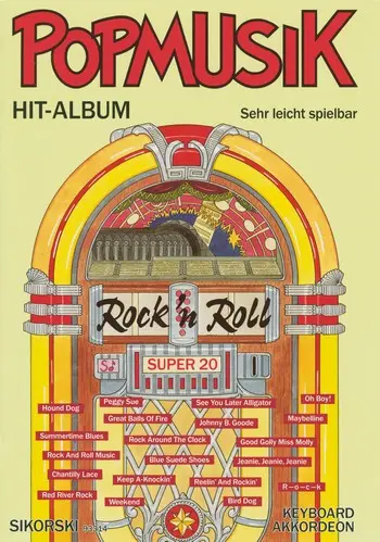 Cover: 9790003026220 | Popmusik Hit-Album Super 20: Rock 'n' Roll | Songbuch (E-Orgel) | Buch