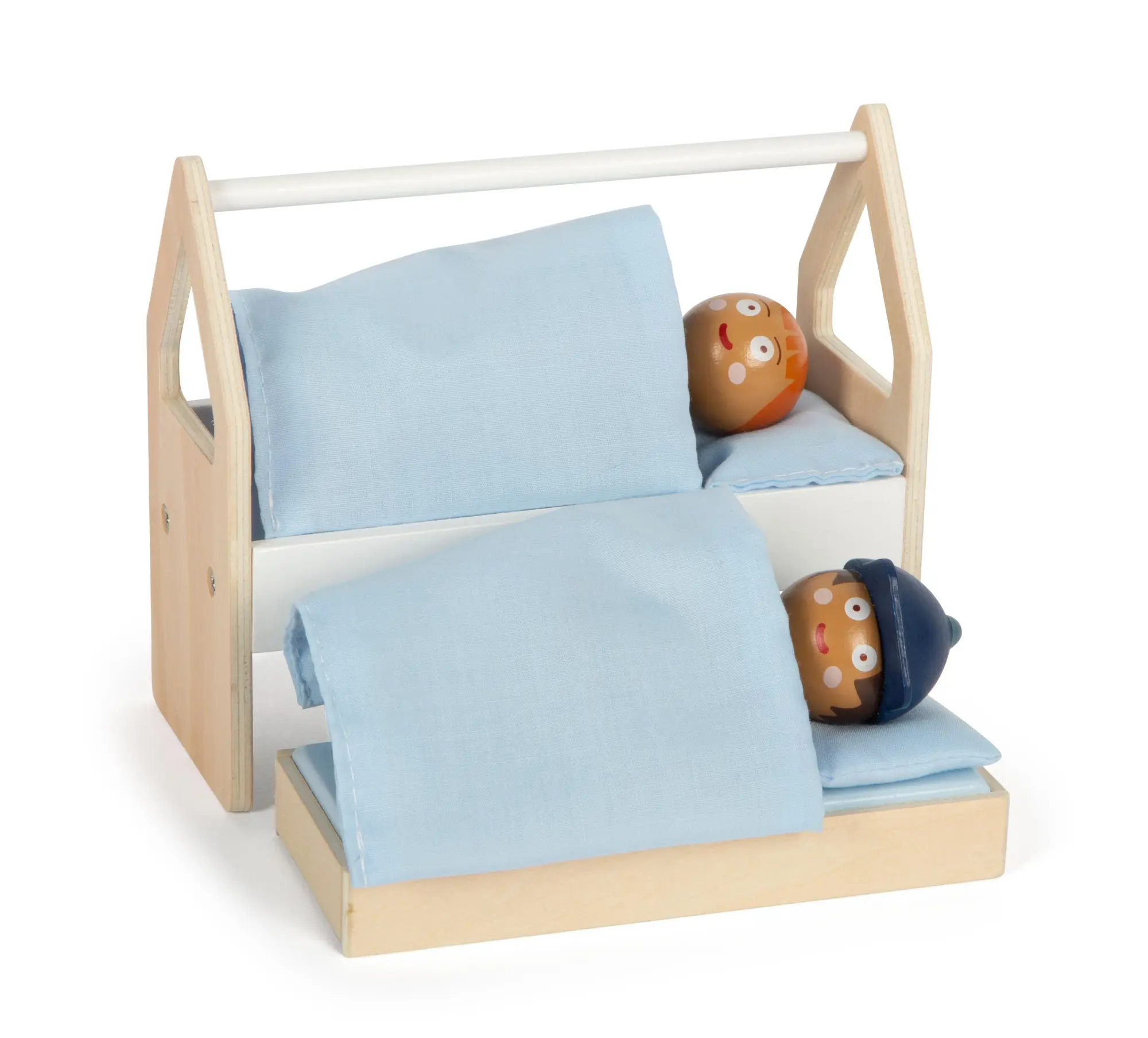 Bild: 4020972126320 | Puppenhausmöbel Kinderzimmer | Hochbett: ca. 15 x 6 x 13 cm | 12632