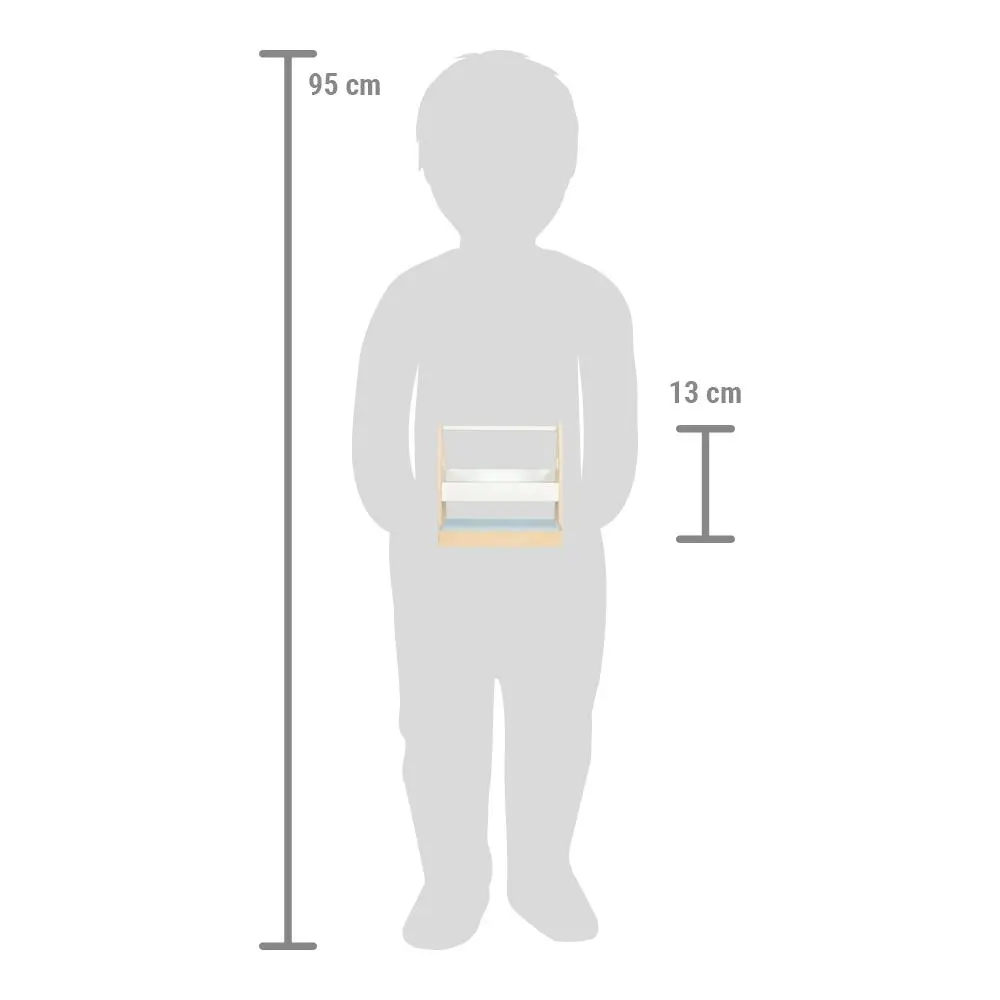 Bild: 4020972126320 | Puppenhausmöbel Kinderzimmer | Hochbett: ca. 15 x 6 x 13 cm | 12632
