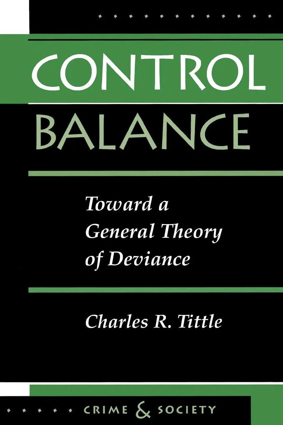Cover: 9780813326320 | Control Balance | Toward A General Theory Of Deviance | Tittle | Buch