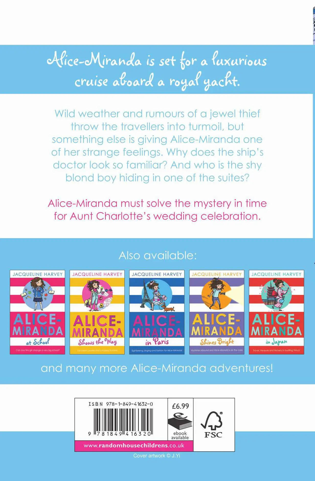 Rückseite: 9781849416320 | Alice-Miranda at Sea | Book 4 | Jacqueline Harvey | Taschenbuch | 2013