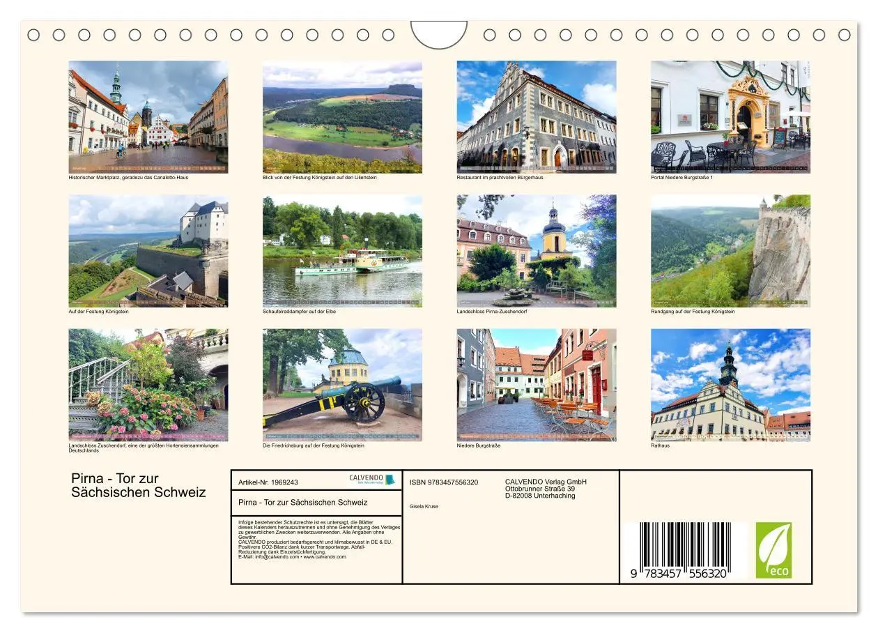 Bild: 9783457556320 | Pirna - Tor zur Sächsischen Schweiz (Wandkalender 2026 DIN A4...