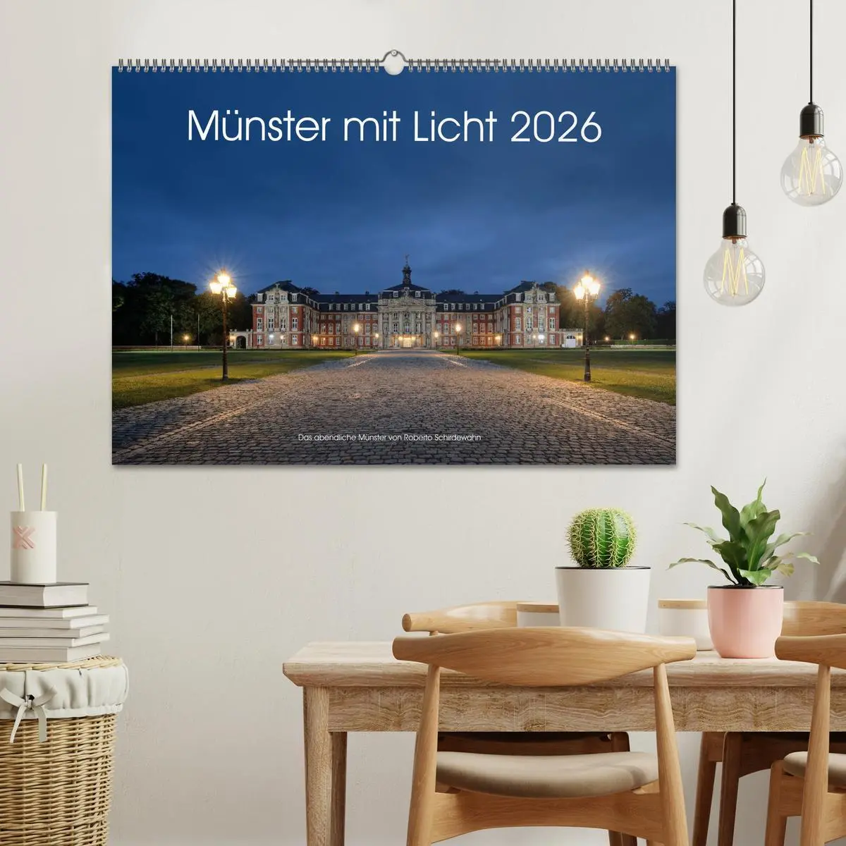 Bild: 9783457936320 | Münster mit Licht (Wandkalender 2026 DIN A2 quer), CALVENDO...