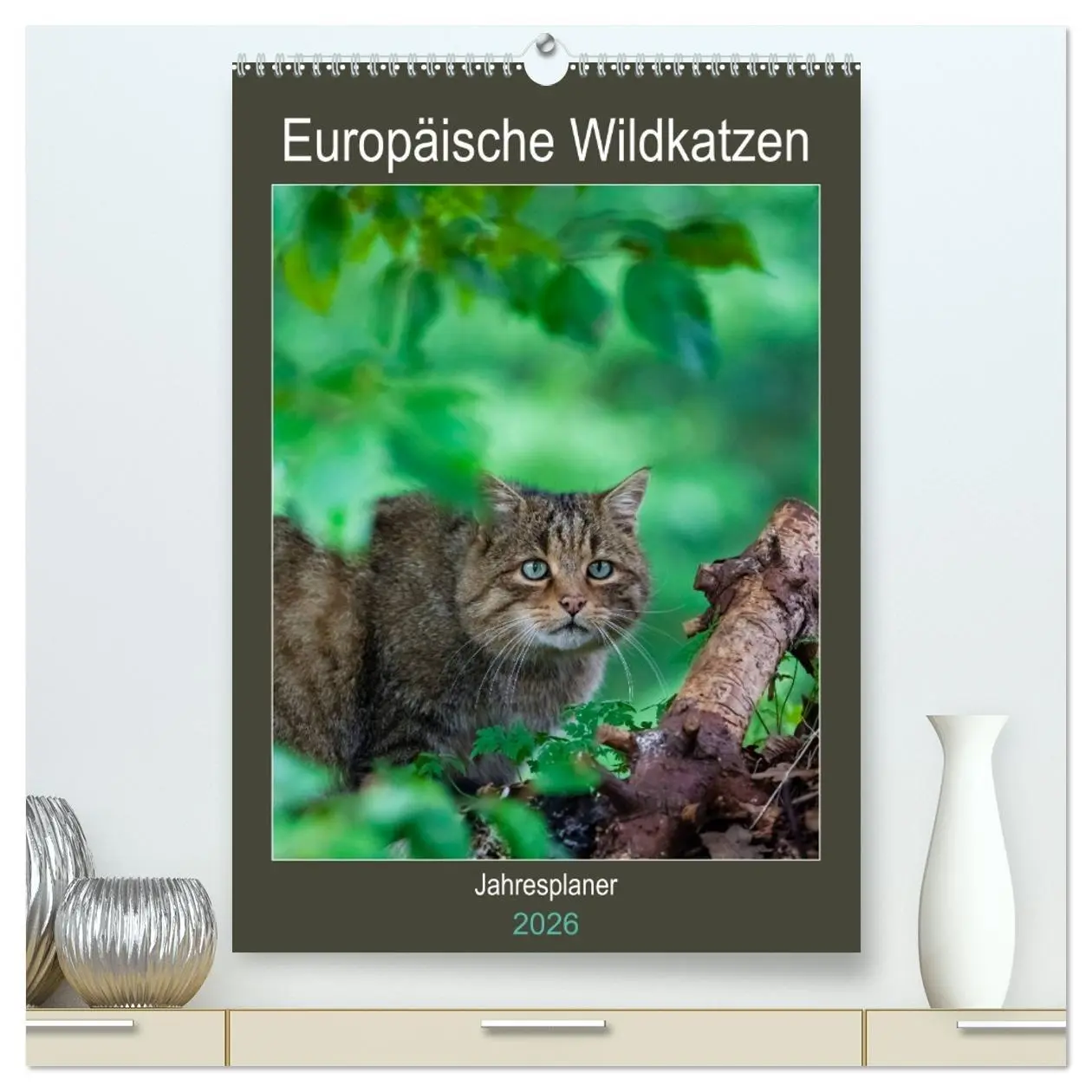 Cover: 9783516406320 | Europäische Wildkatzen - Jahresplaner (hochwertiger Premium...