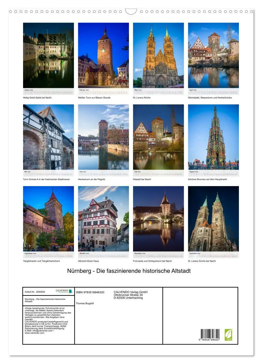 Bild: 9783516646320 | Nürnberg - Die faszinierende historische Altstadt (Wandkalender...