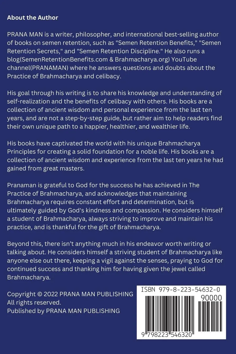 Rückseite: 9798223546320 | Semen Retention Effect-The Science and Secrets of Semen...