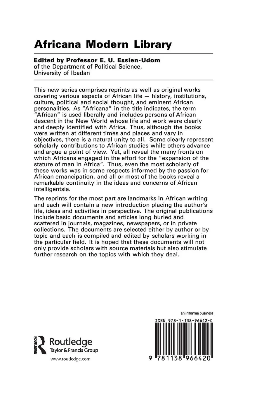 Rückseite: 9781138966420 | The Akan Doctrine of God | J. B. Danquah | Taschenbuch | Englisch