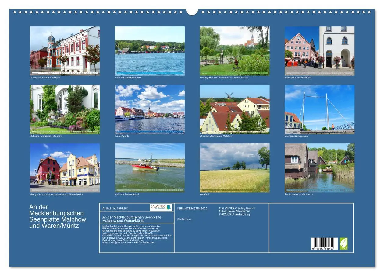 Bild: 9783457546420 | An der Mecklenburgischen Seenplatte Malchow und Waren/Müritz...