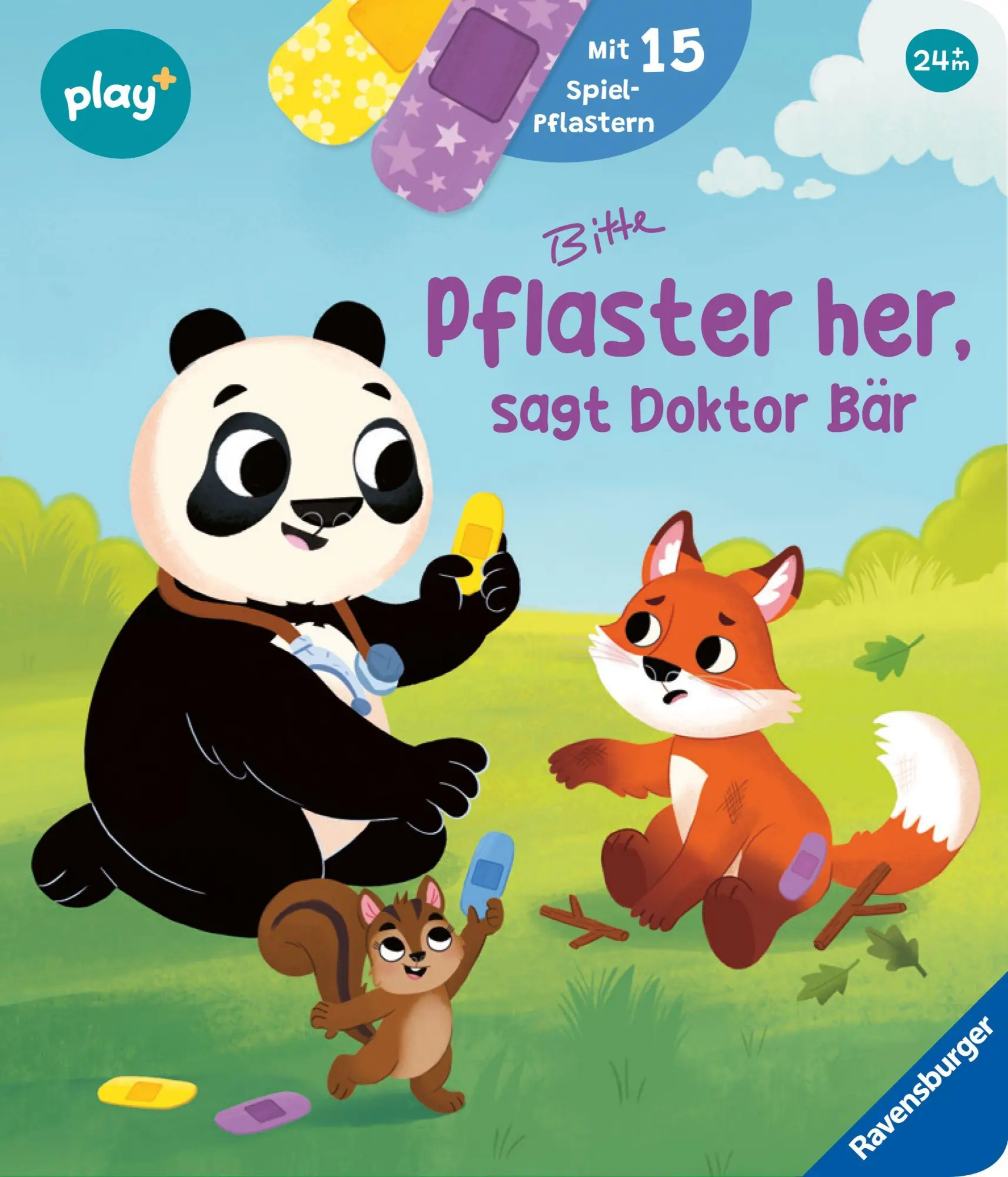 Cover: 9783473456420 | Play+ Mein lustiges Spielbuch Pflaster her, sagt Doktor Bär - ab 2...