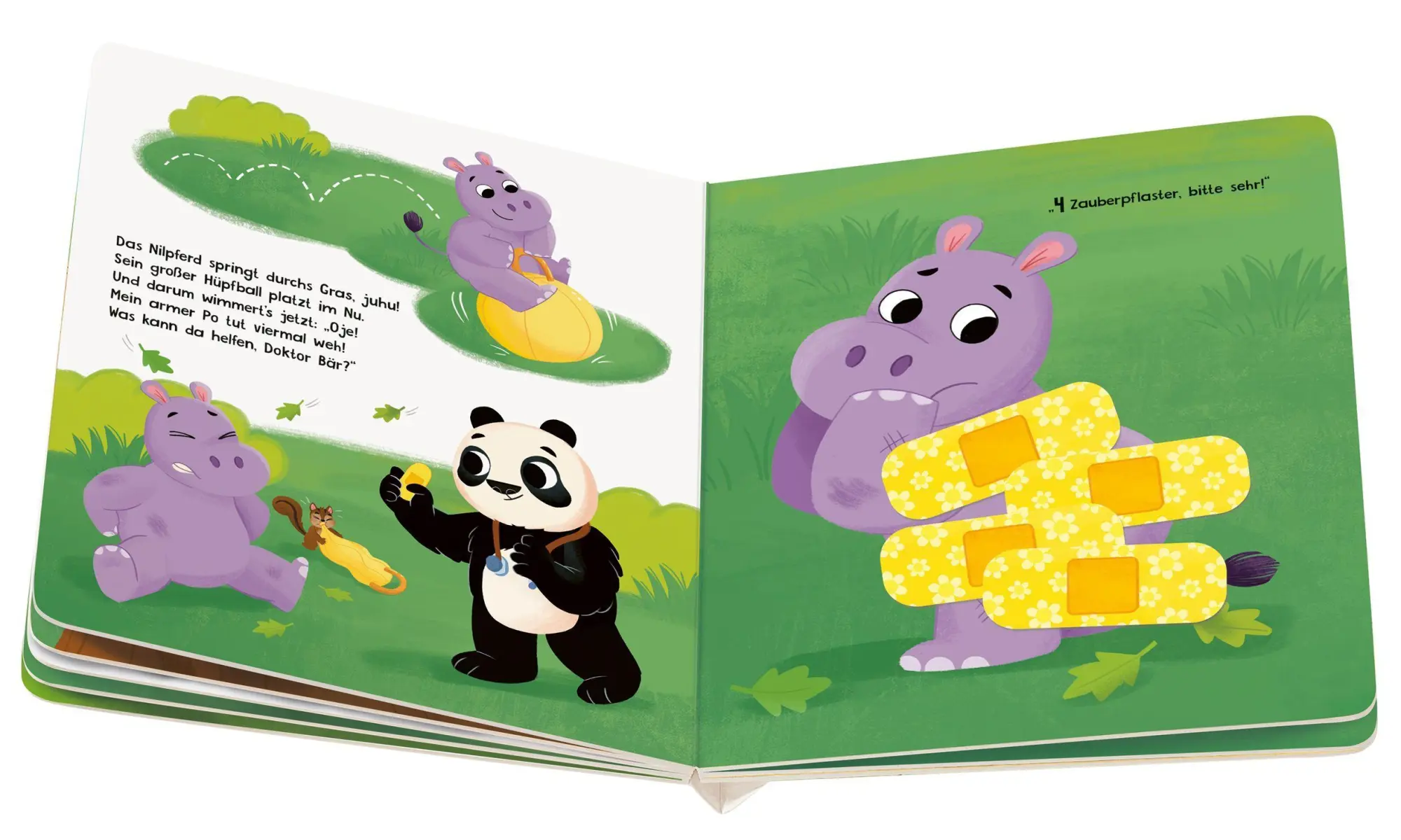 Bild: 9783473456420 | Play+ Mein lustiges Spielbuch Pflaster her, sagt Doktor Bär - ab 2...