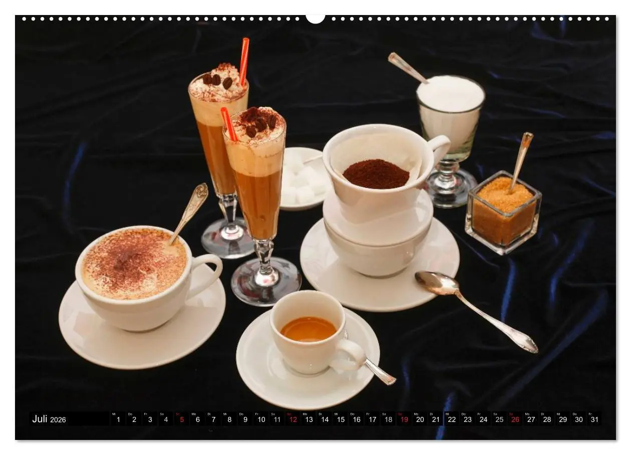 Bild: 9783516016420 | Feine Kaffeevariationen (hochwertiger Premium Wandkalender 2026 DIN...