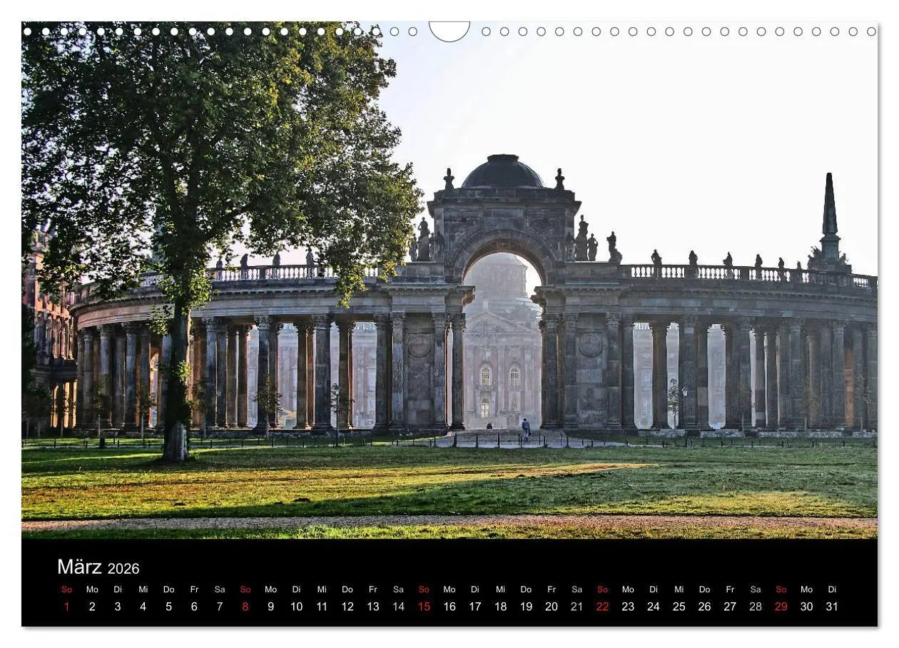 Bild: 9783516186420 | Potsdam 2026 (Wandkalender 2026 DIN A3 quer), CALVENDO Monatskalender