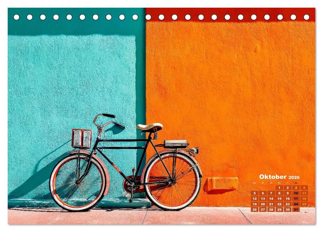 Bild: 9783516706420 | Die Welt in Orange (Tischkalender 2026 DIN A5 quer), CALVENDO...