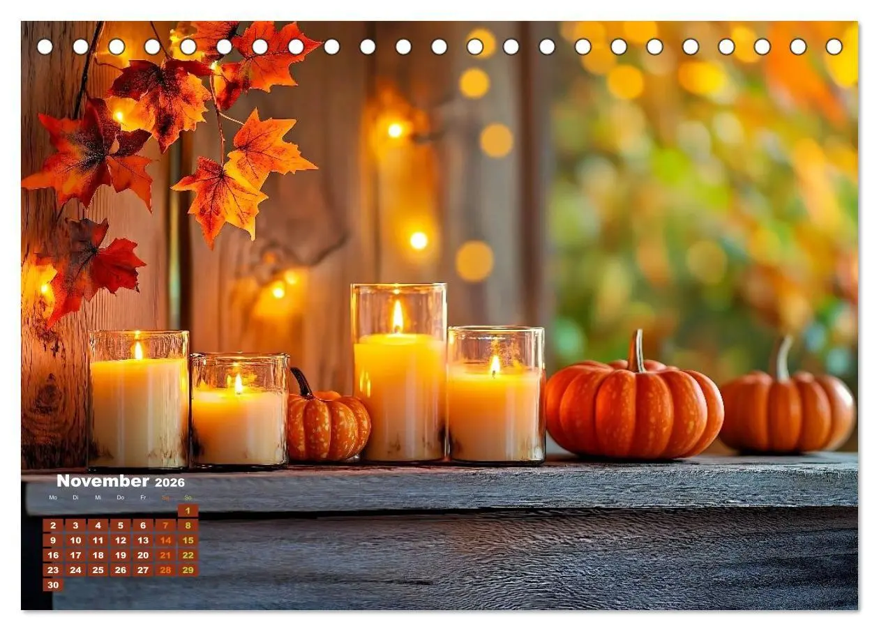 Bild: 9783516706420 | Die Welt in Orange (Tischkalender 2026 DIN A5 quer), CALVENDO...