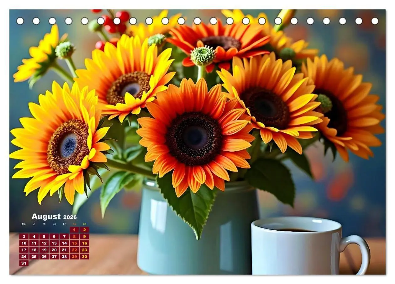 Bild: 9783516706420 | Die Welt in Orange (Tischkalender 2026 DIN A5 quer), CALVENDO...