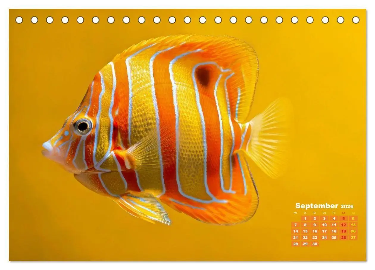 Bild: 9783516706420 | Die Welt in Orange (Tischkalender 2026 DIN A5 quer), CALVENDO...