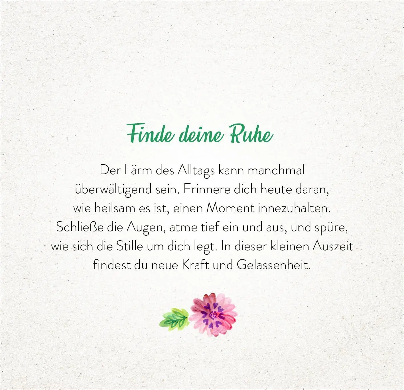 Bild: 9783845866420 | 365 Tage einatmen. Ausatmen. Lächeln. | Taschenbuch | 365 Tage | 2026