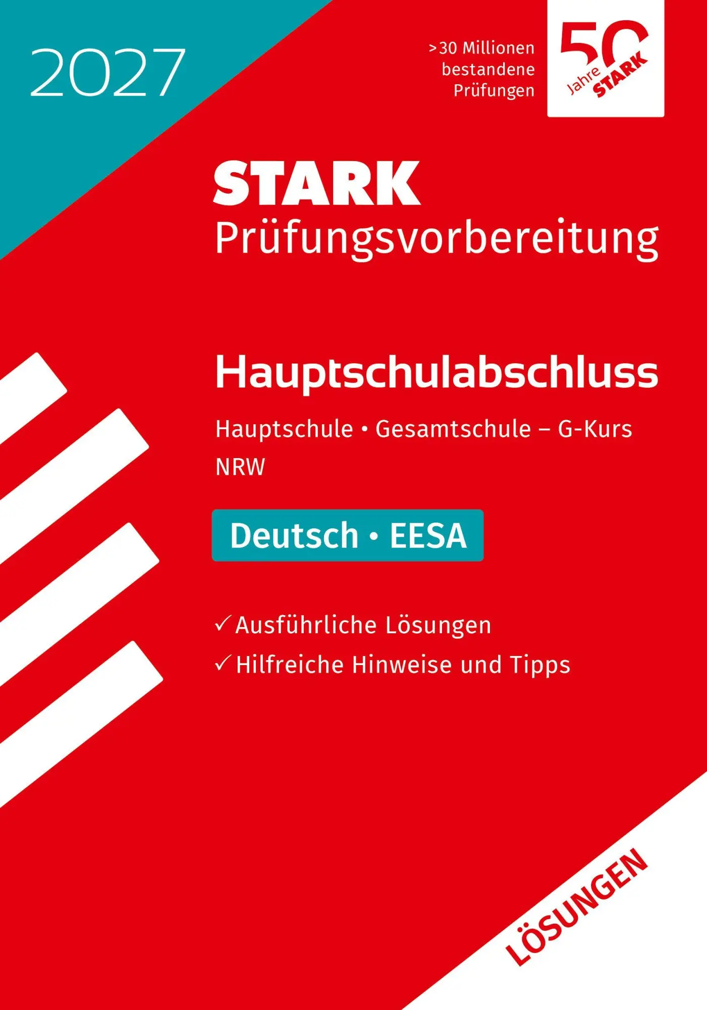 Cover: 9783849066420 | STARK Lösungen zu Deutsch - Hauptschulabschluss (EESA) 2027 NRW -...