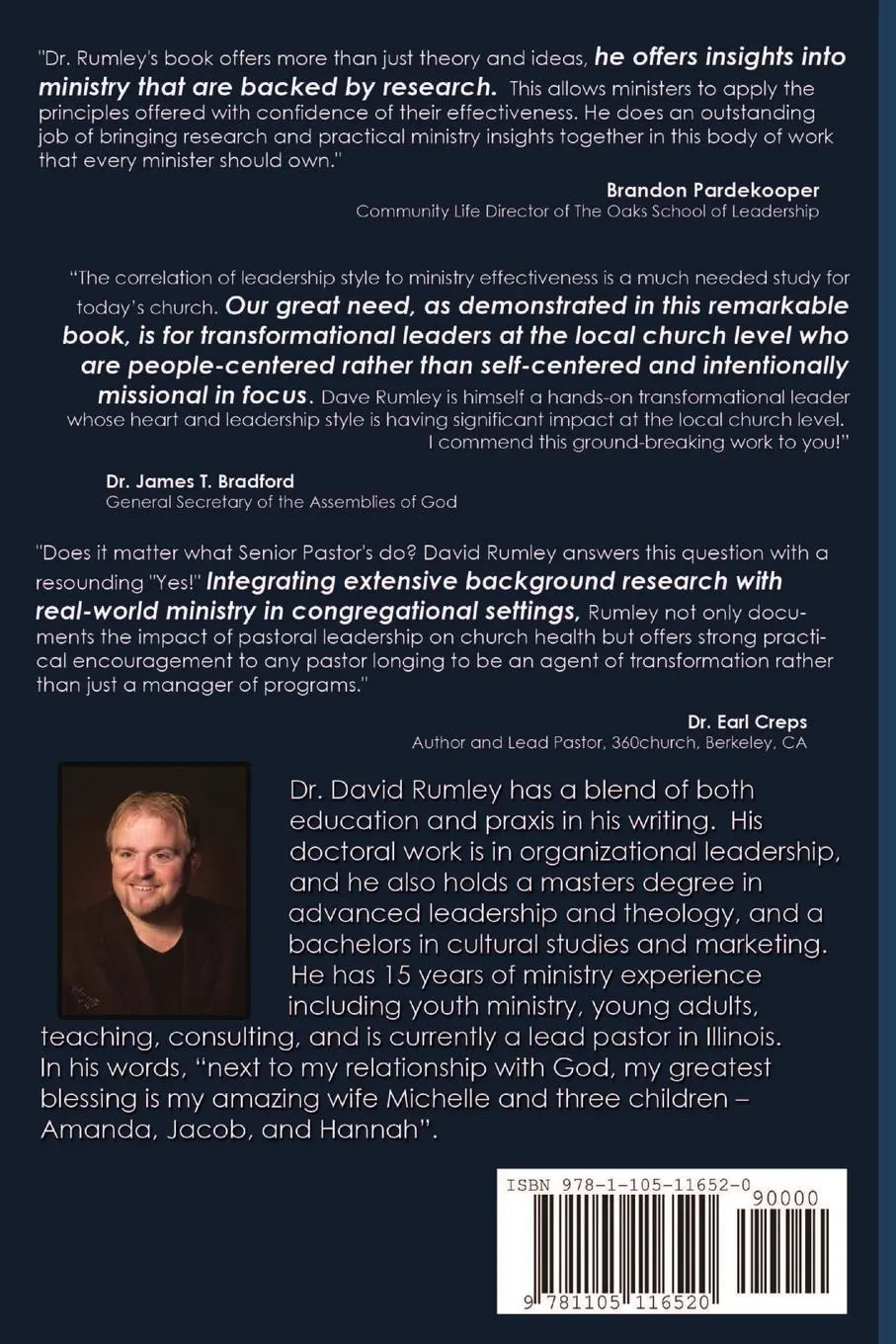 Rückseite: 9781105116520 | Transformational Leadership | David Rumley | Taschenbuch | Englisch