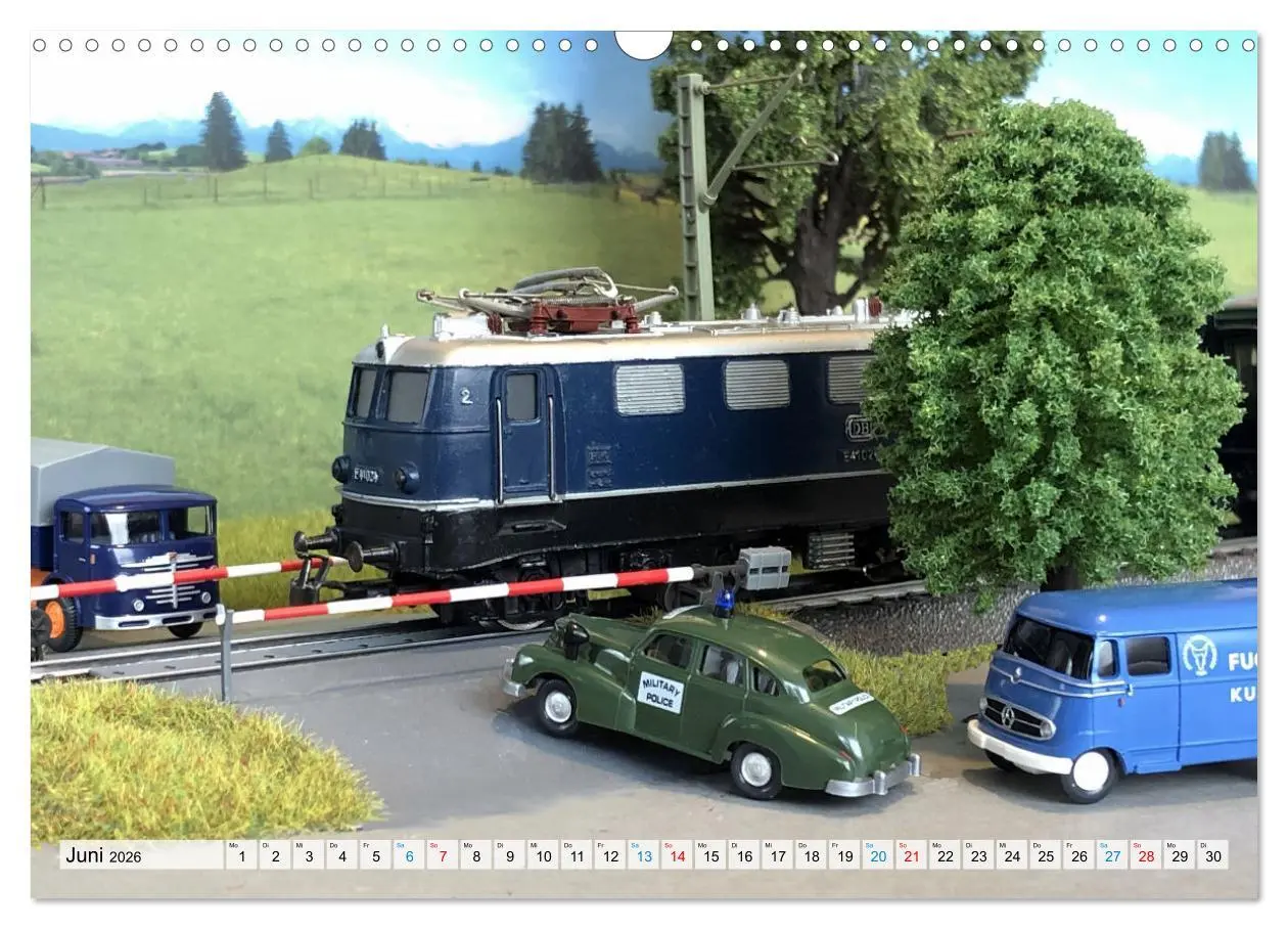 Bild: 9783457536520 | Retro Modellbahnanlagen (Wandkalender 2026 DIN A3 quer), CALVENDO...
