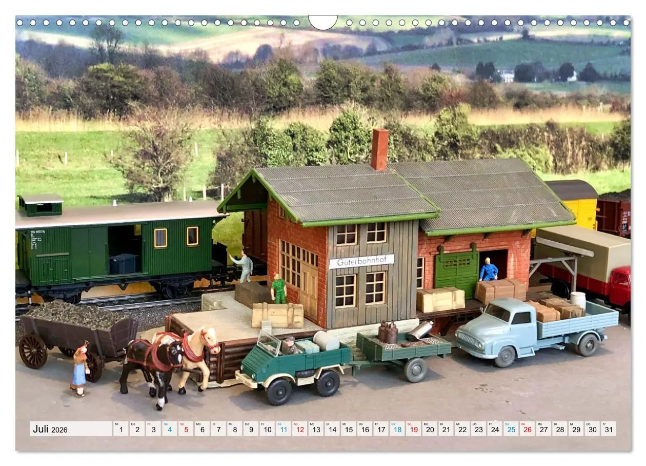 Bild: 9783457536520 | Retro Modellbahnanlagen (Wandkalender 2026 DIN A3 quer), CALVENDO...