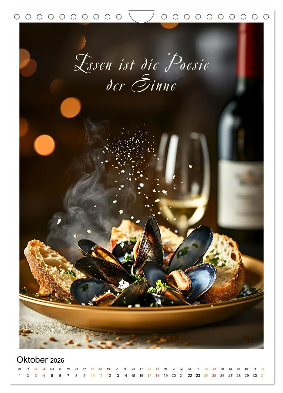 Bild: 9783516246520 | Coole Sprüche für Gourmets (Wandkalender 2026 DIN A4 hoch),...
