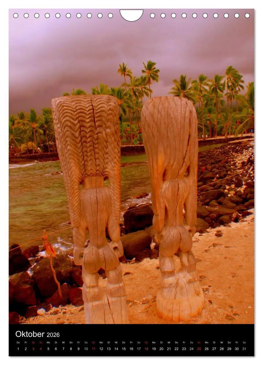 Bild: 9783516486520 | Hawaii (Wandkalender 2026 DIN A4 hoch), CALVENDO Monatskalender | 2026