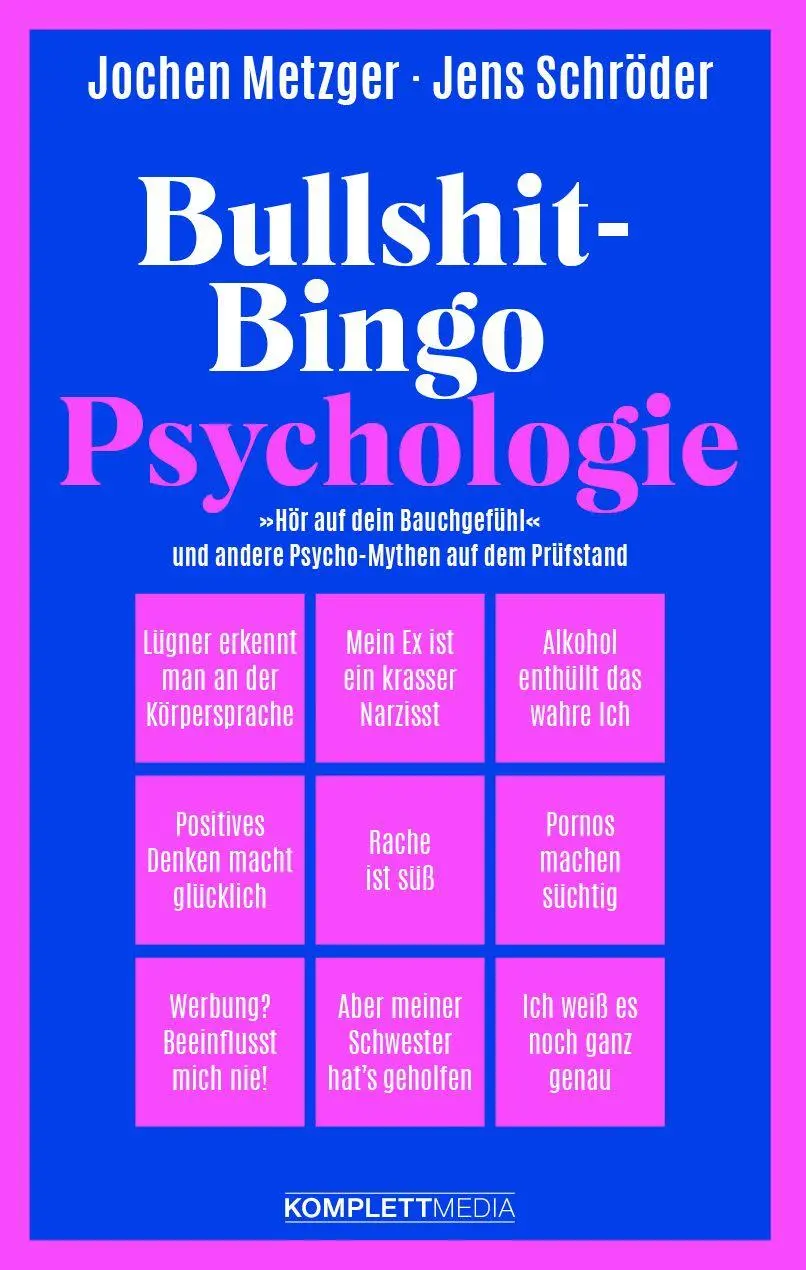 Cover: 9783831206520 | Bullshit-Bingo Psychologie | Jochen Metzger (u. a.) | Taschenbuch