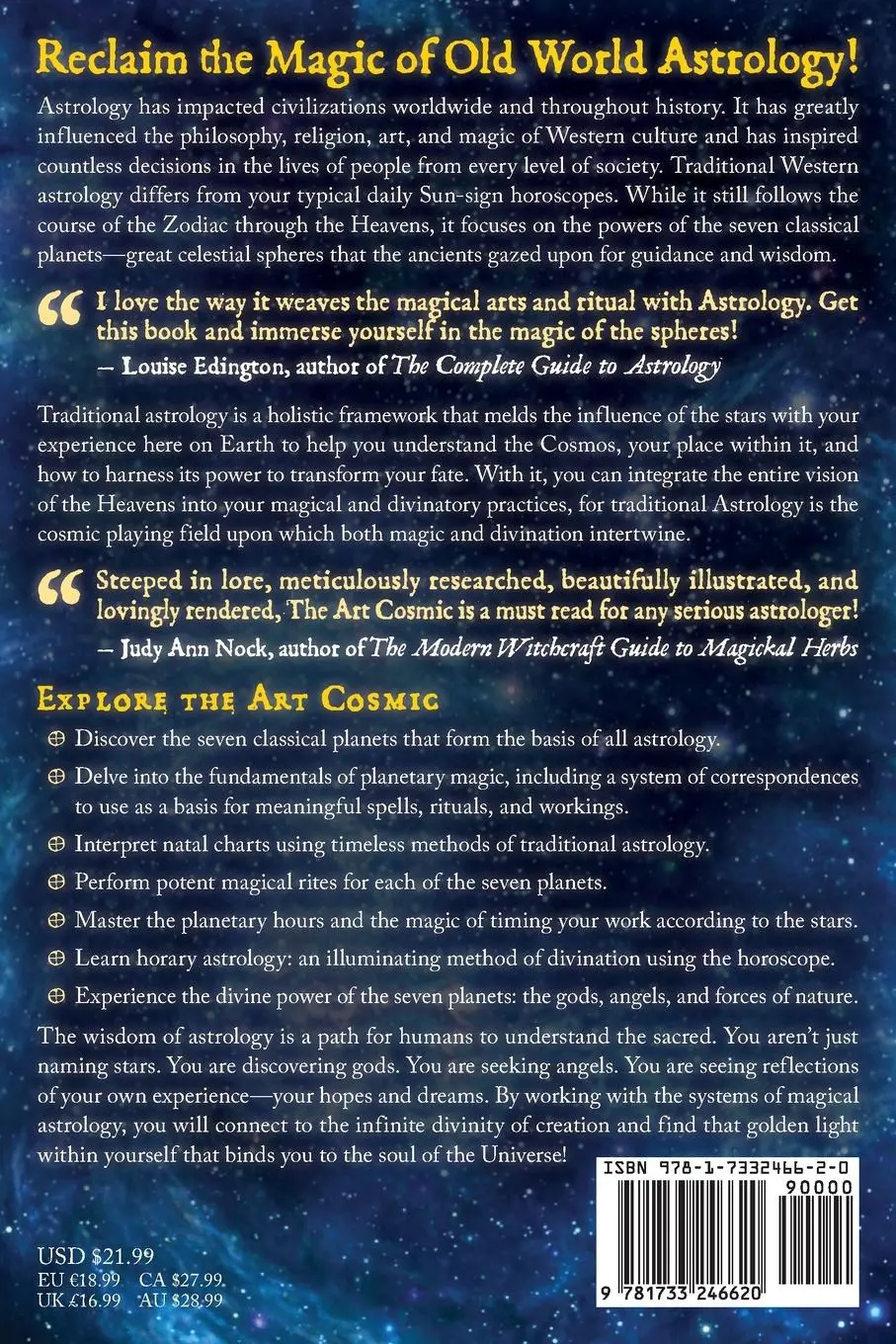 Rückseite: 9781733246620 | The Art Cosmic | The Magic of Traditional Astrology | Levi Rowland