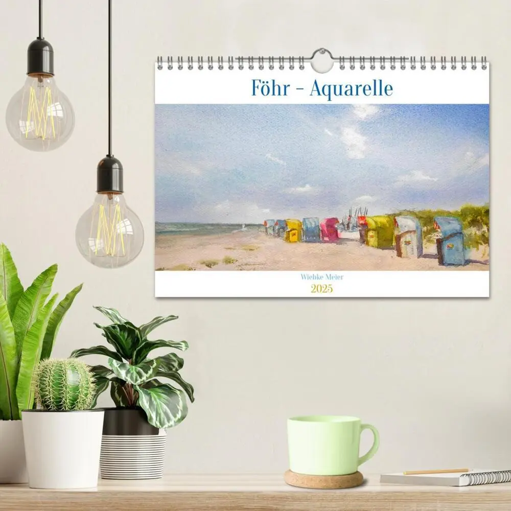 Bild: 9783457146620 | Föhr - Aquarelle (Wandkalender 2025 DIN A4 quer), CALVENDO...