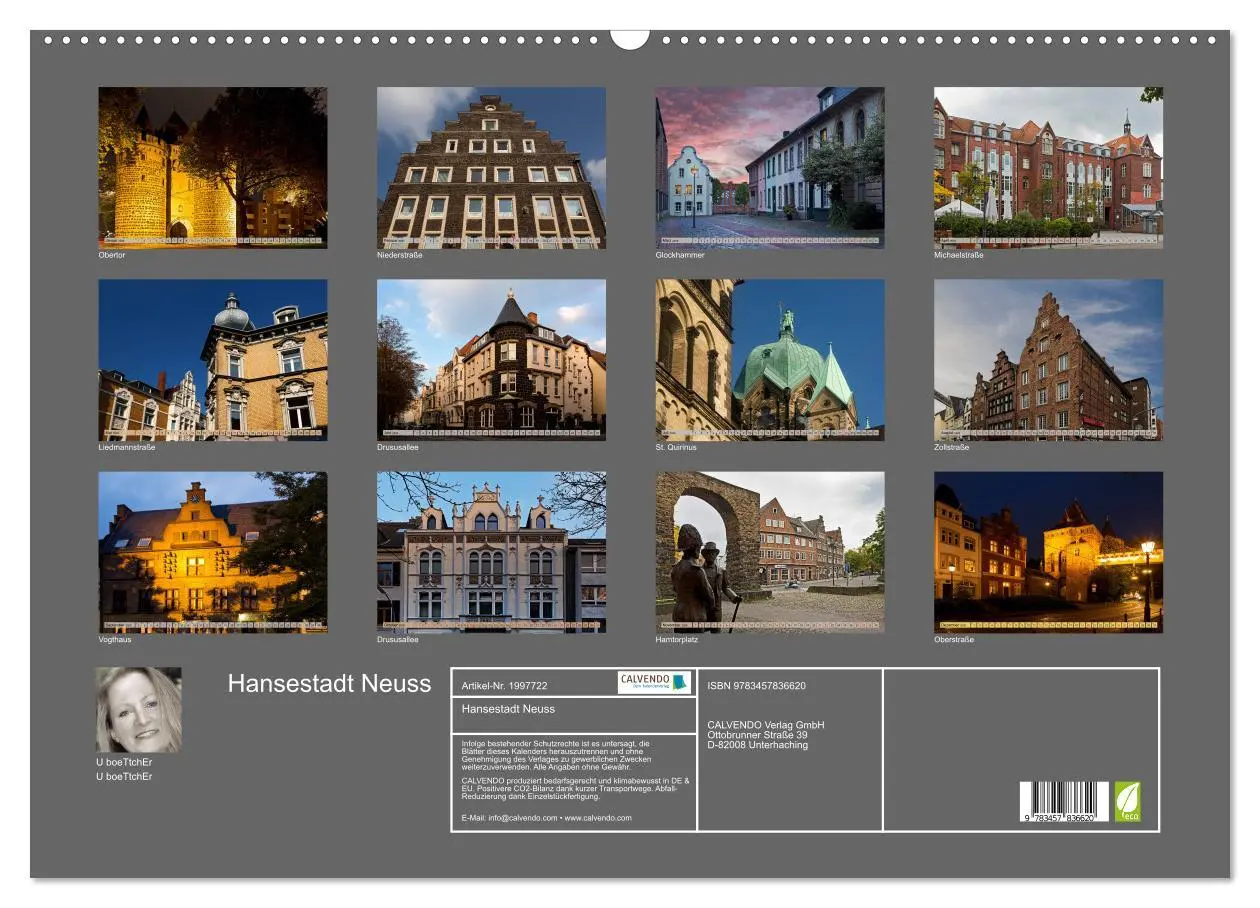 Bild: 9783457836620 | Hansestadt Neuss (Wandkalender 2026 DIN A2 quer), CALVENDO...