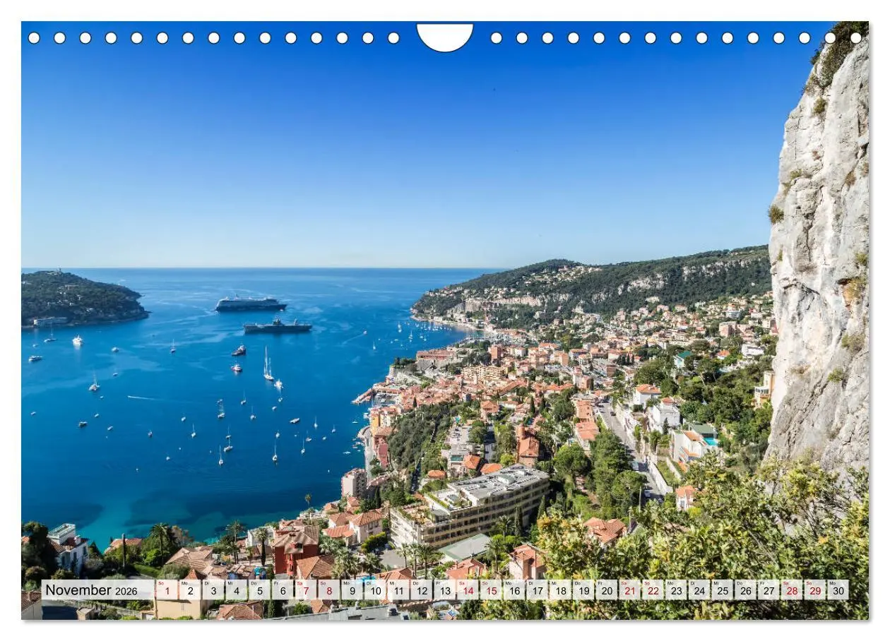 Bild: 9783457906620 | CÔTE D'AZUR Bezaubernde Orte (Wandkalender 2026 DIN A4 quer),...
