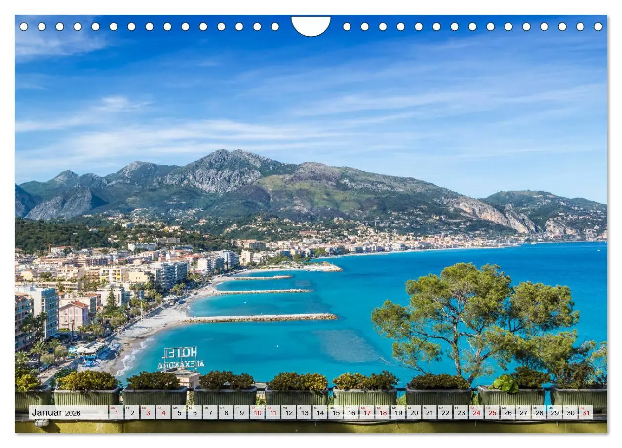 Bild: 9783457906620 | CÔTE D'AZUR Bezaubernde Orte (Wandkalender 2026 DIN A4 quer),...
