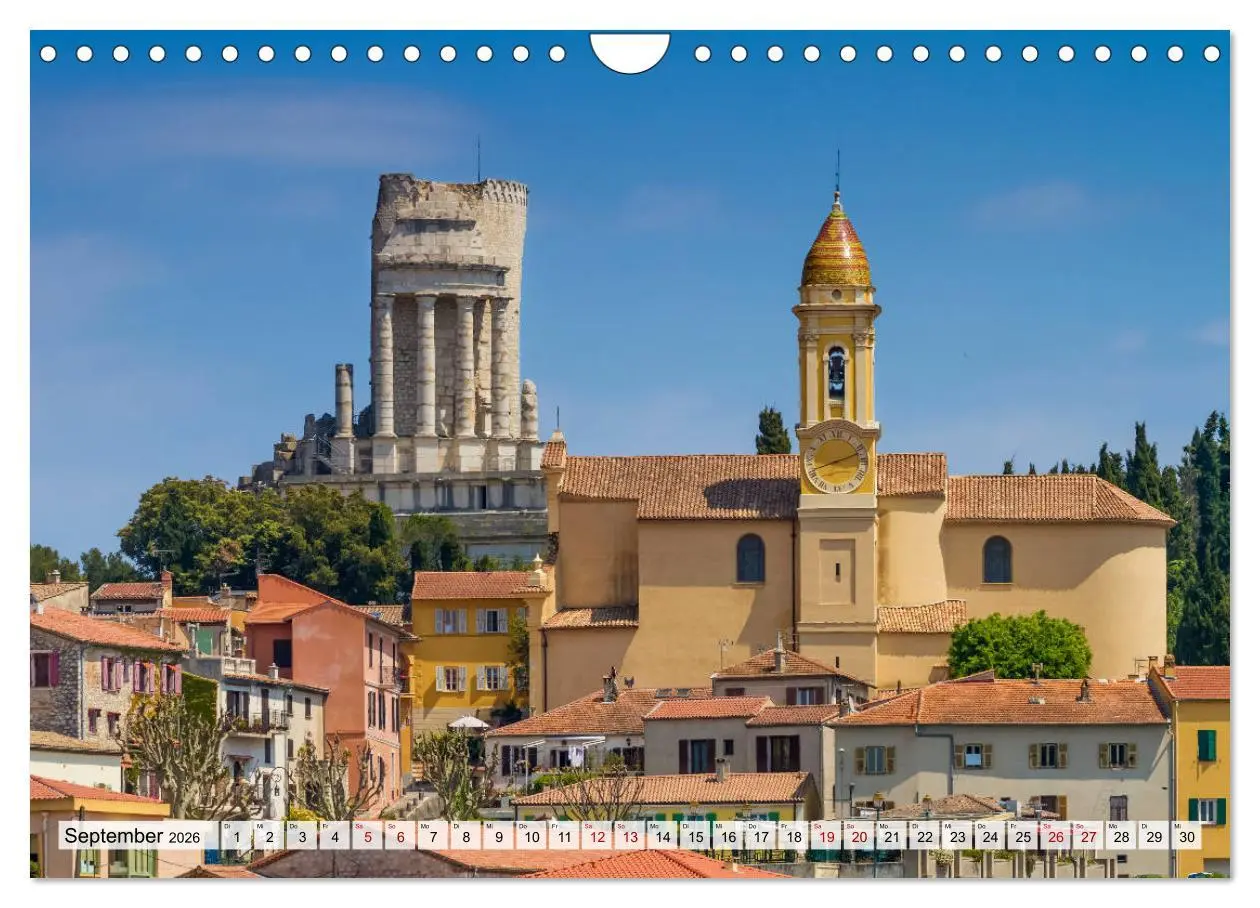 Bild: 9783457906620 | CÔTE D'AZUR Bezaubernde Orte (Wandkalender 2026 DIN A4 quer),...