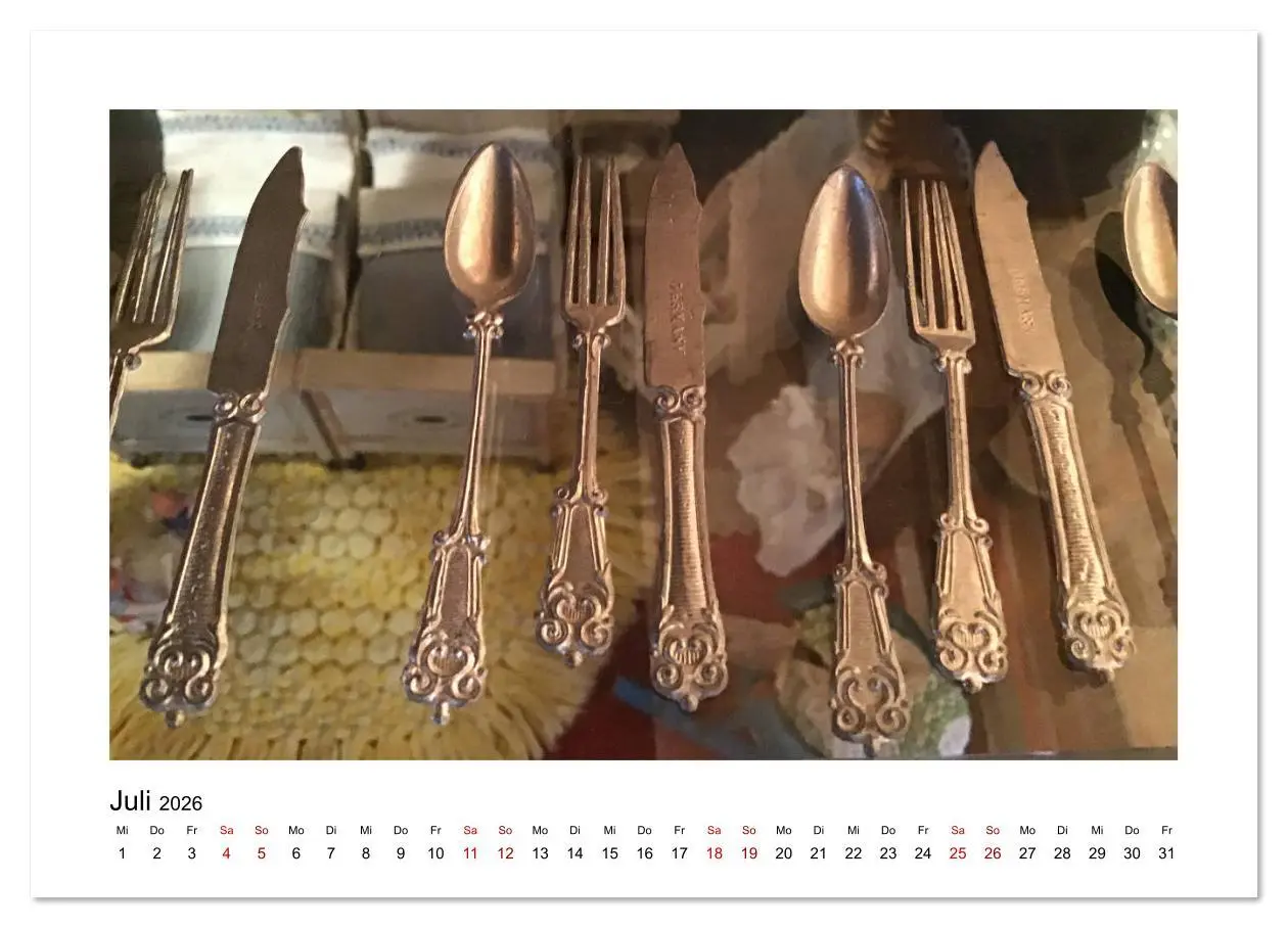 Bild: 9783516236620 | Altes Puppengeschirr (Wandkalender 2026 DIN A2 quer), CALVENDO...