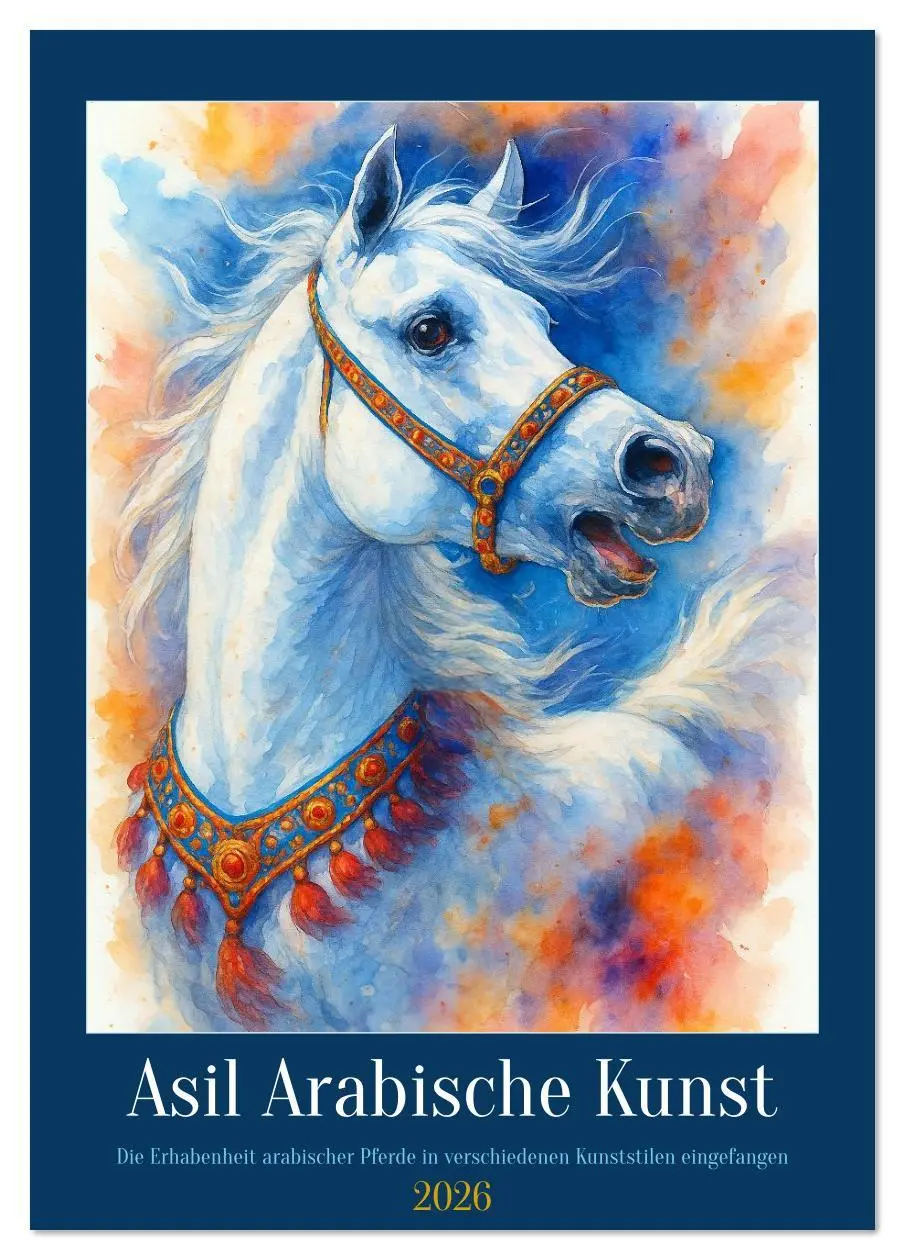 Cover: 9783516616620 | Asil Arabische Kunst (Tischkalender 2026 DIN A5 hoch), CALVENDO...