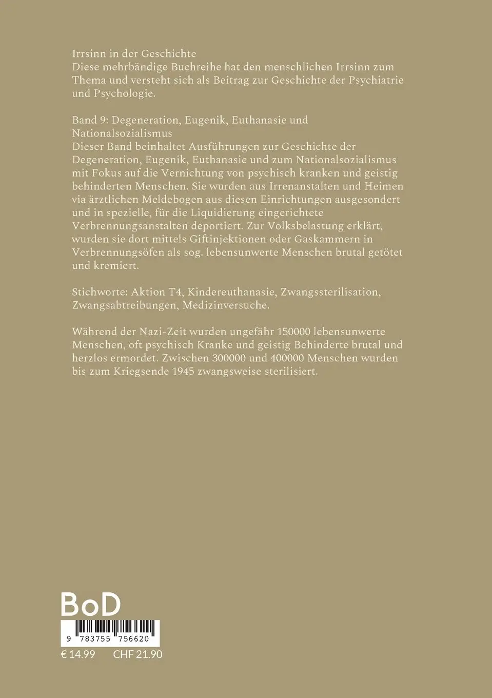 Rückseite: 9783755756620 | Die Verrückten Band 9 | Jakob Landolt | Taschenbuch | 200 S. | Deutsch