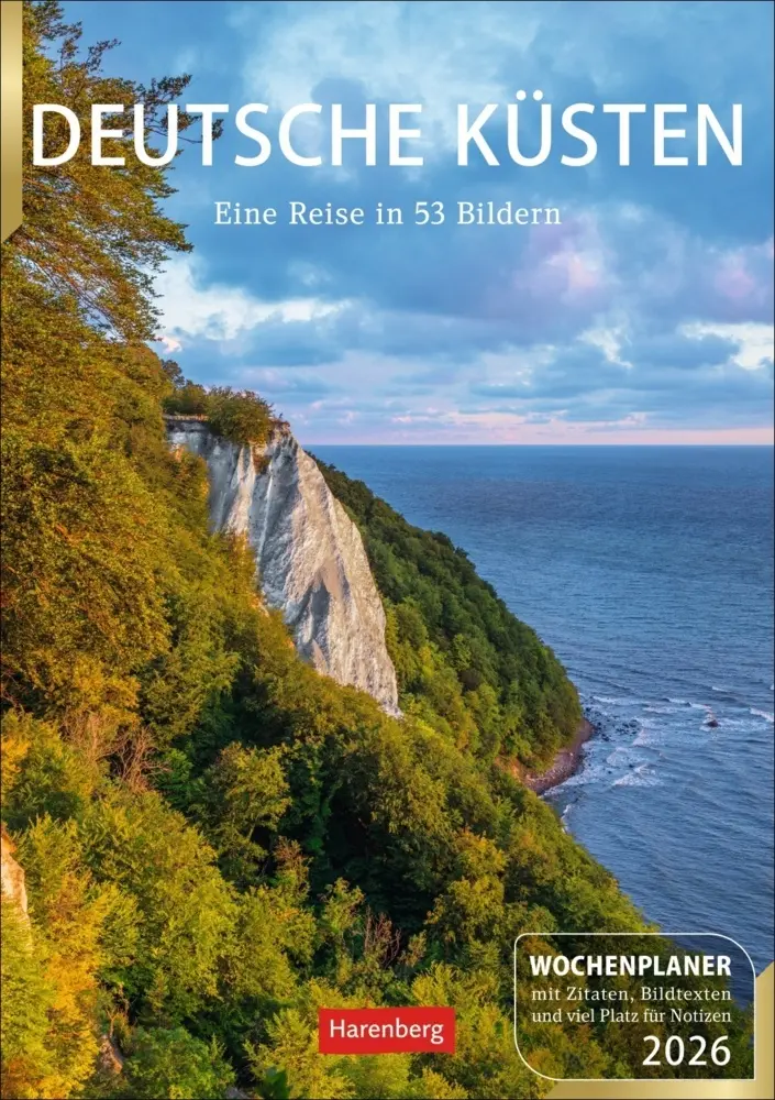 Cover: 9783840036620 | Deutsche Küsten Wochenplaner 2026 - Eine Reise in 53 Bildern | Issel