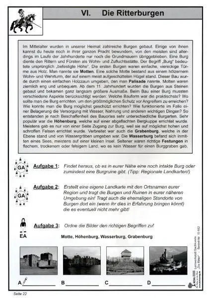 Bild: 9783866326620 | Lernwerkstatt Die Ritter | Rüdiger Kohl (u. a.) | Taschenbuch