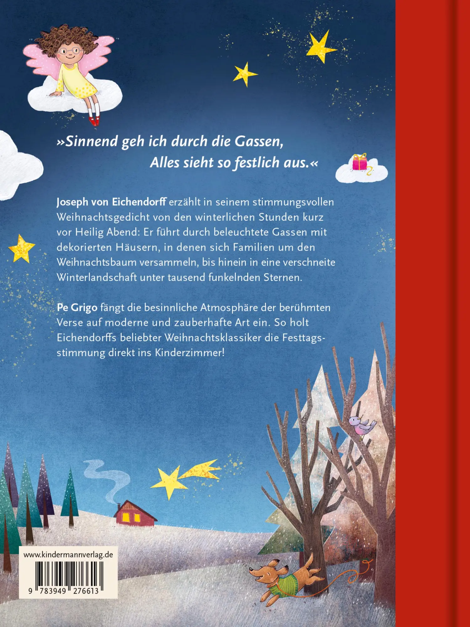 Rückseite: 9783949276620 | Weihnachten | Poesie für Kinder im kleinen Format | Eichendorff | Buch