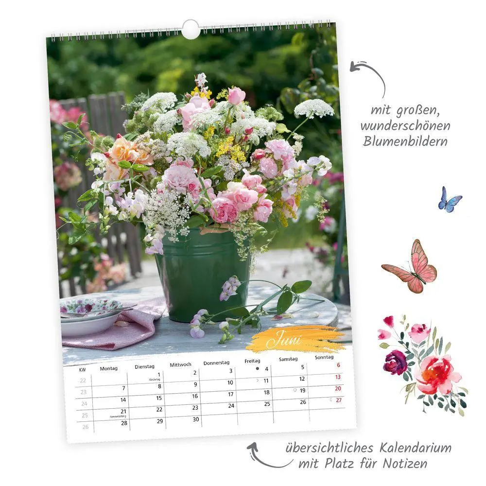 Bild: 9783988026620 | TRÖTSCH - Großbildkalender Blumen-Arrangements 2027 | Wandkalender