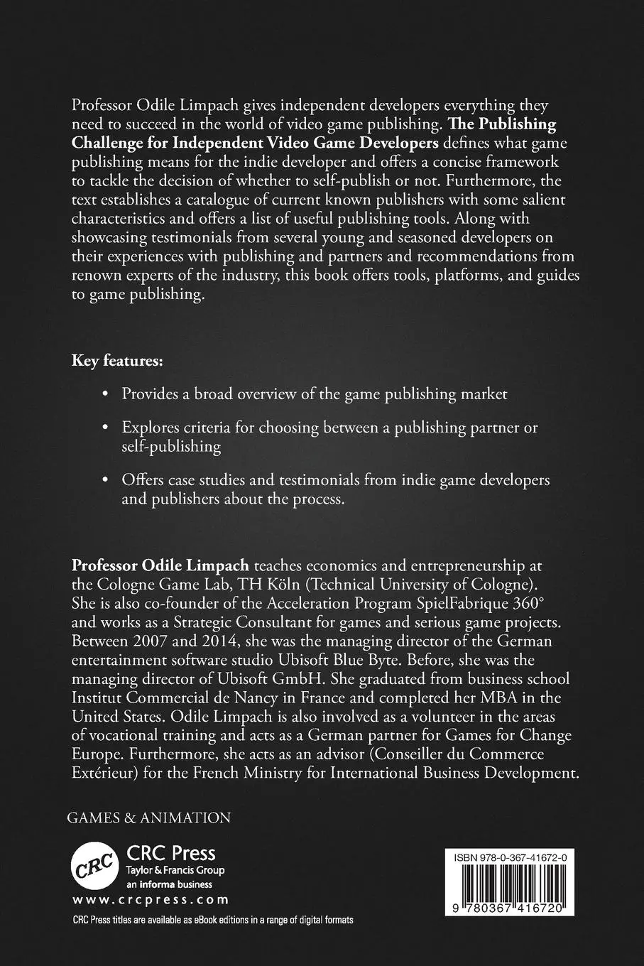 Rückseite: 9780367416720 | The Publishing Challenge for Independent Video Game Developers | Buch