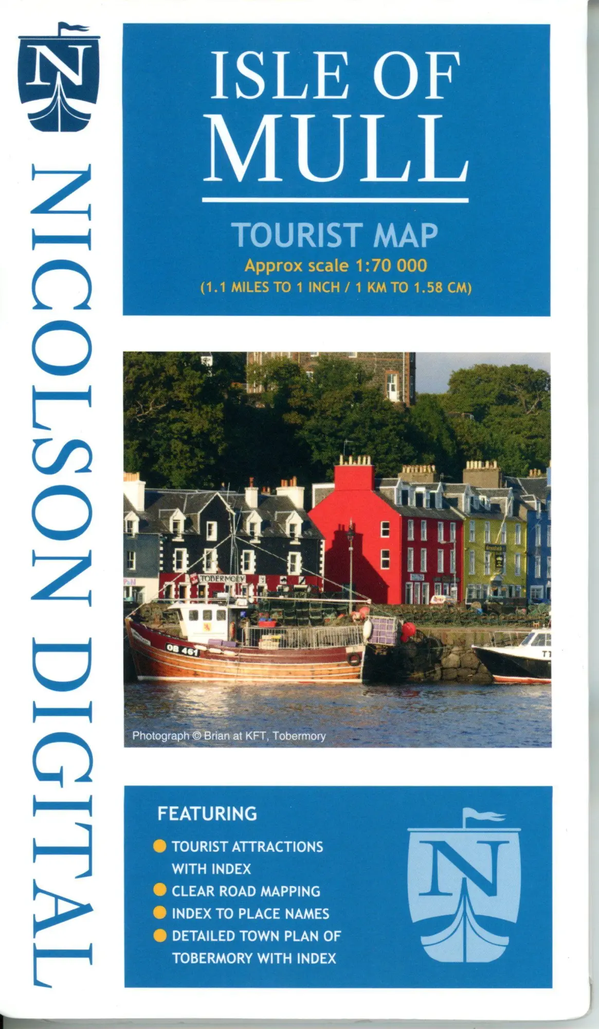 Cover: 9781912046720 | Nicolson Digital Isle of Mull Tourist Map | (Land-)Karte | Englisch