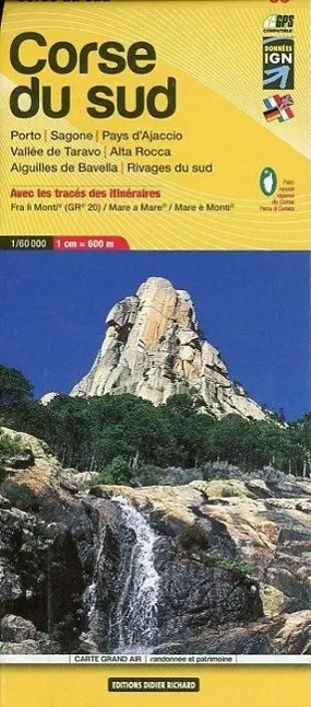 Cover: 9782723476720 | Libris Wanderkarte 09. Corse du sud (GR20) - Porto - Sagone - Pays...