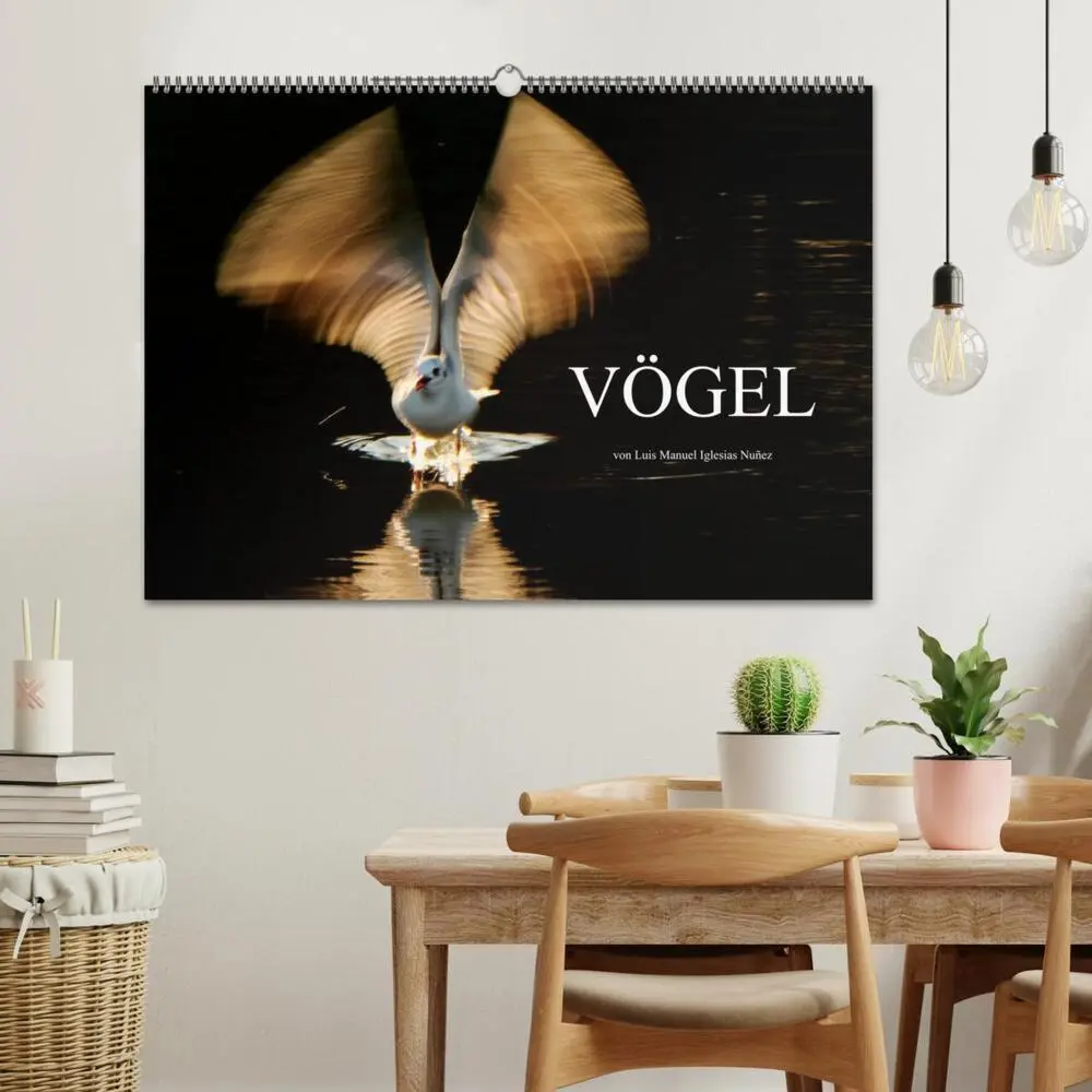Bild: 9783435806720 | VÖGEL (Wandkalender 2025 DIN A2 quer), CALVENDO Monatskalender | 2025